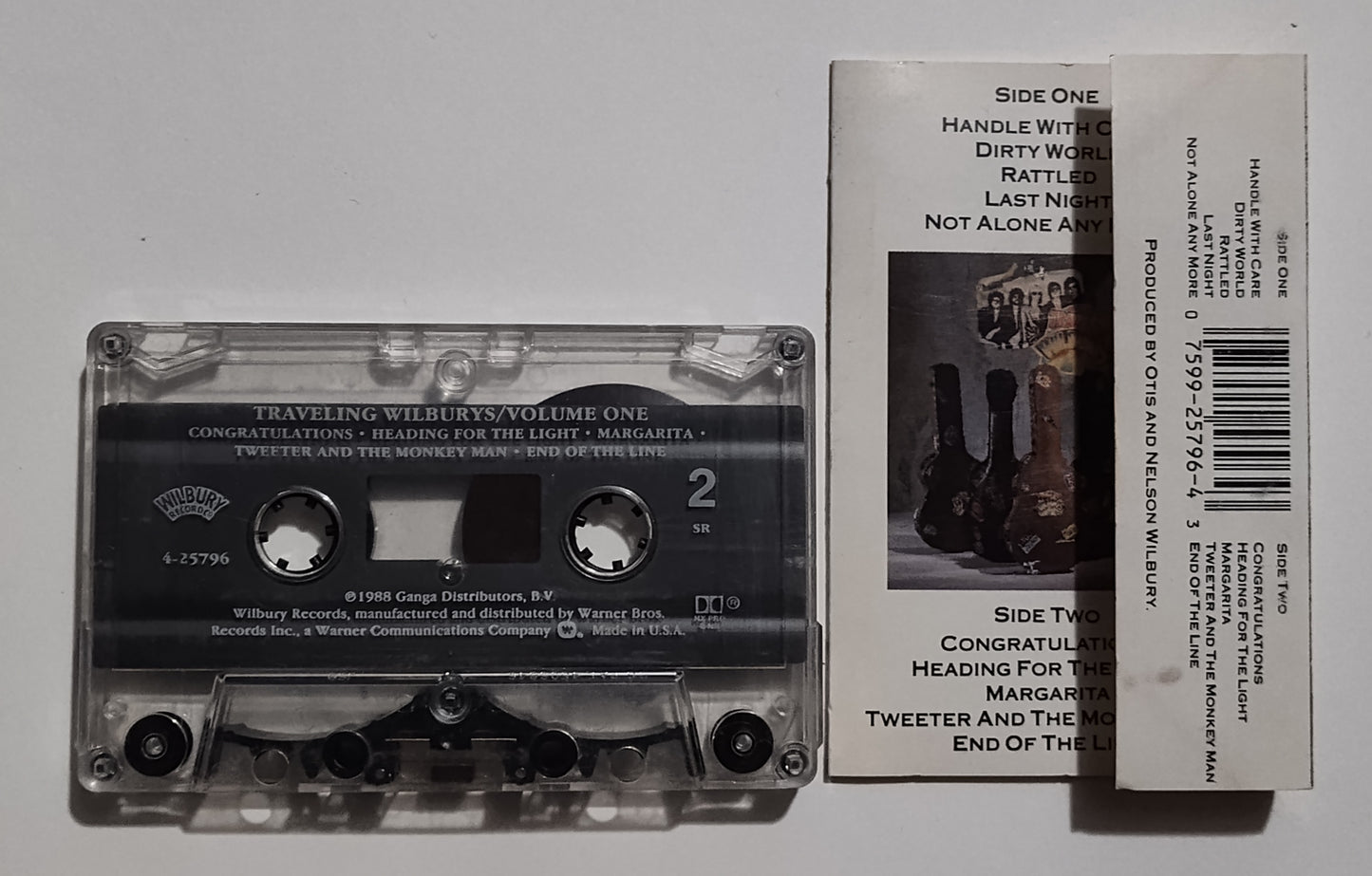 Traveling Wilburys - "Volume One" - CASSETTE TAPE (SR; DOLBY HX PRO B NR) VG+/VG
