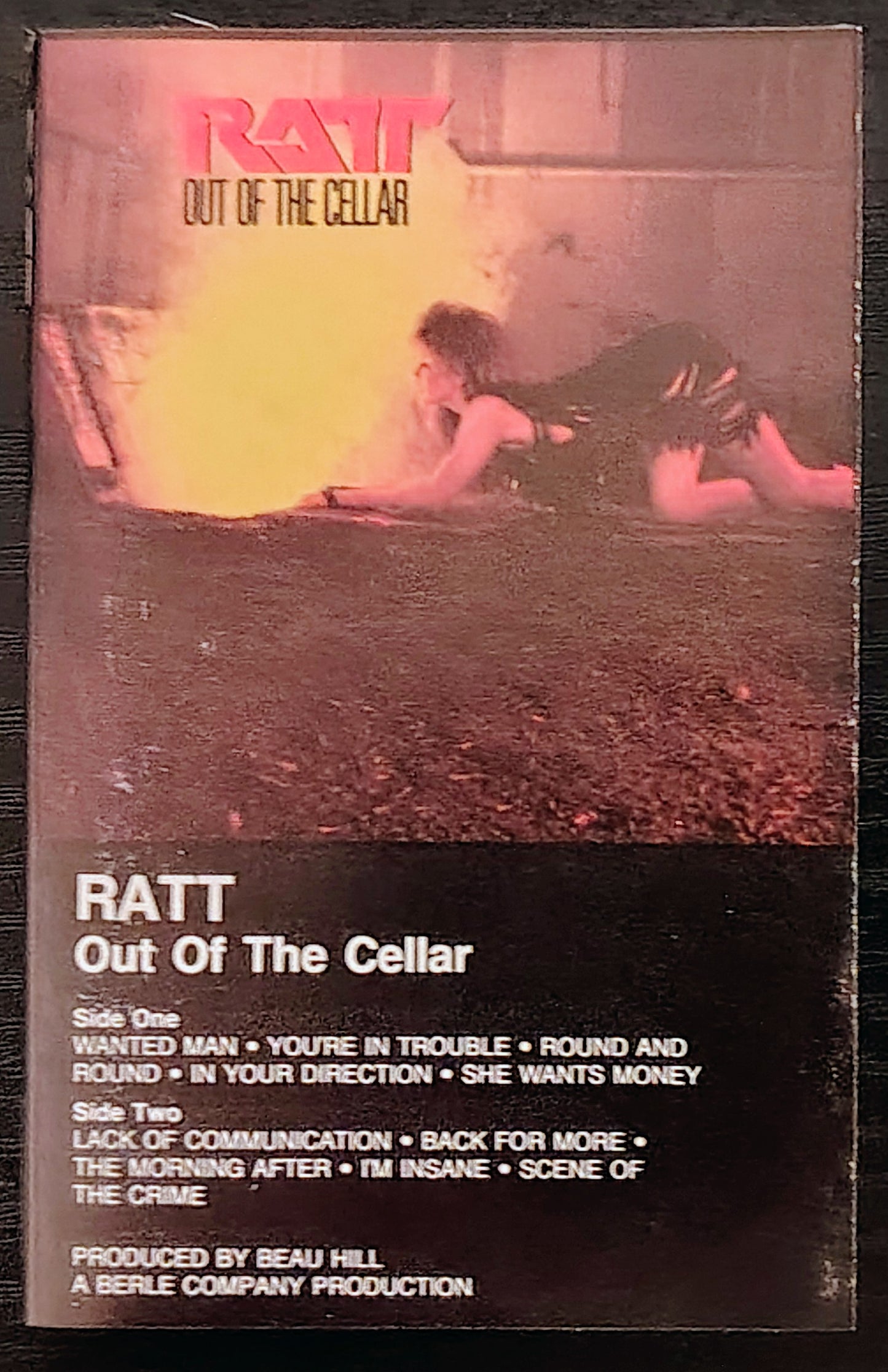 Ratt - "Out Of The Cellar" - CASSETTE TAPE VG/G+