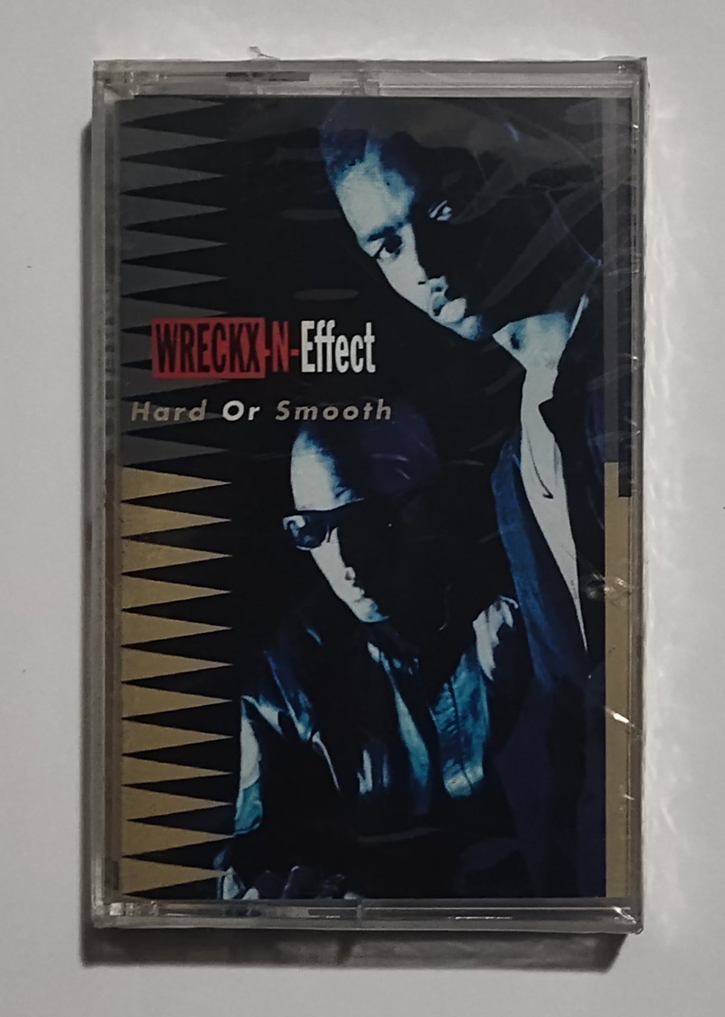 Wreckx-N-Effect - "Hard Or Smooth" - CASSETTE TAPE (DOLBY HX PRO B NR) NM/M (Sealed; hole punch thru barcode)