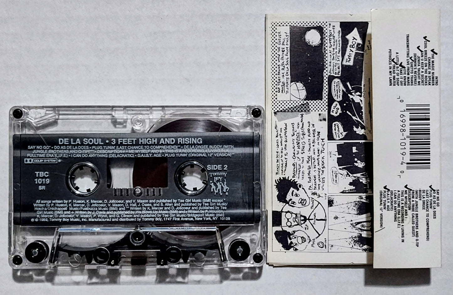 De La Soul - “3 Feet High And Rising” - CASSETTE TAPE VG/VG+
