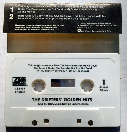 Drifters, The - "The Drifters' Golden Hits" CASSETTE TAPE (RCA Club) VG/VG+