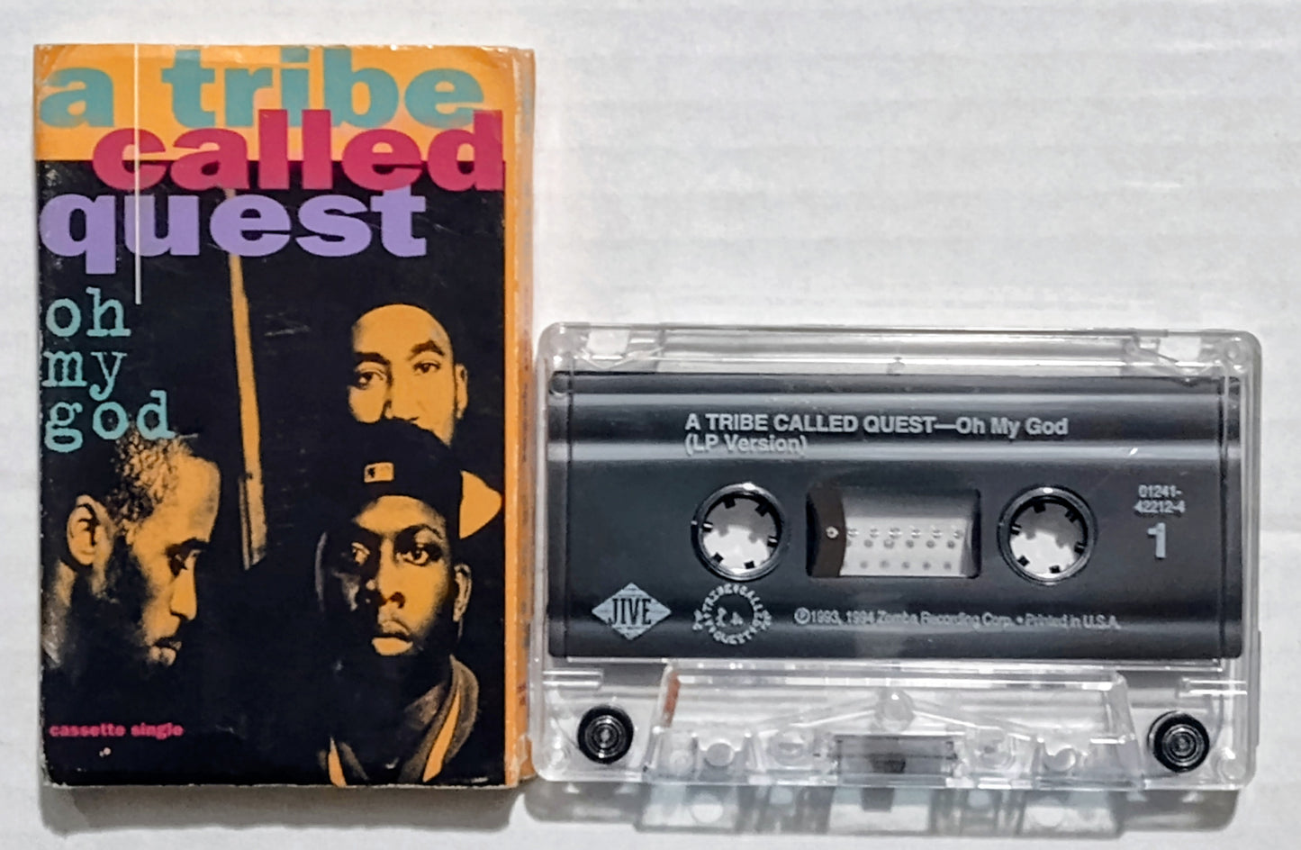 A Tribe Called Quest - “Oh My God“ - CASSETTE TAPE (Single) VG/VG