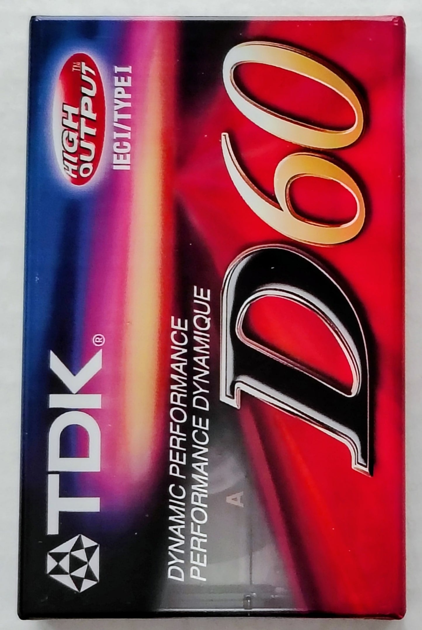 Blank - TDK D60 Normal Bias Type I (60-Minute; blue label; Sealed)