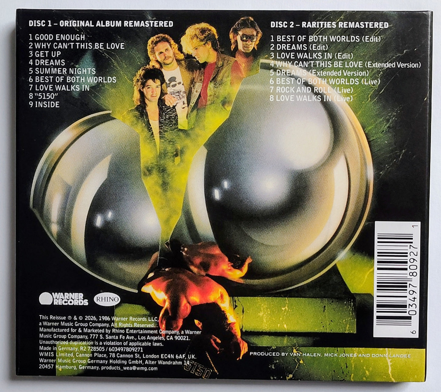 Van Halen - "5150 (2026 2-Disc Deluxe Edition)" - COMPACT DISC (2x) NM/NM