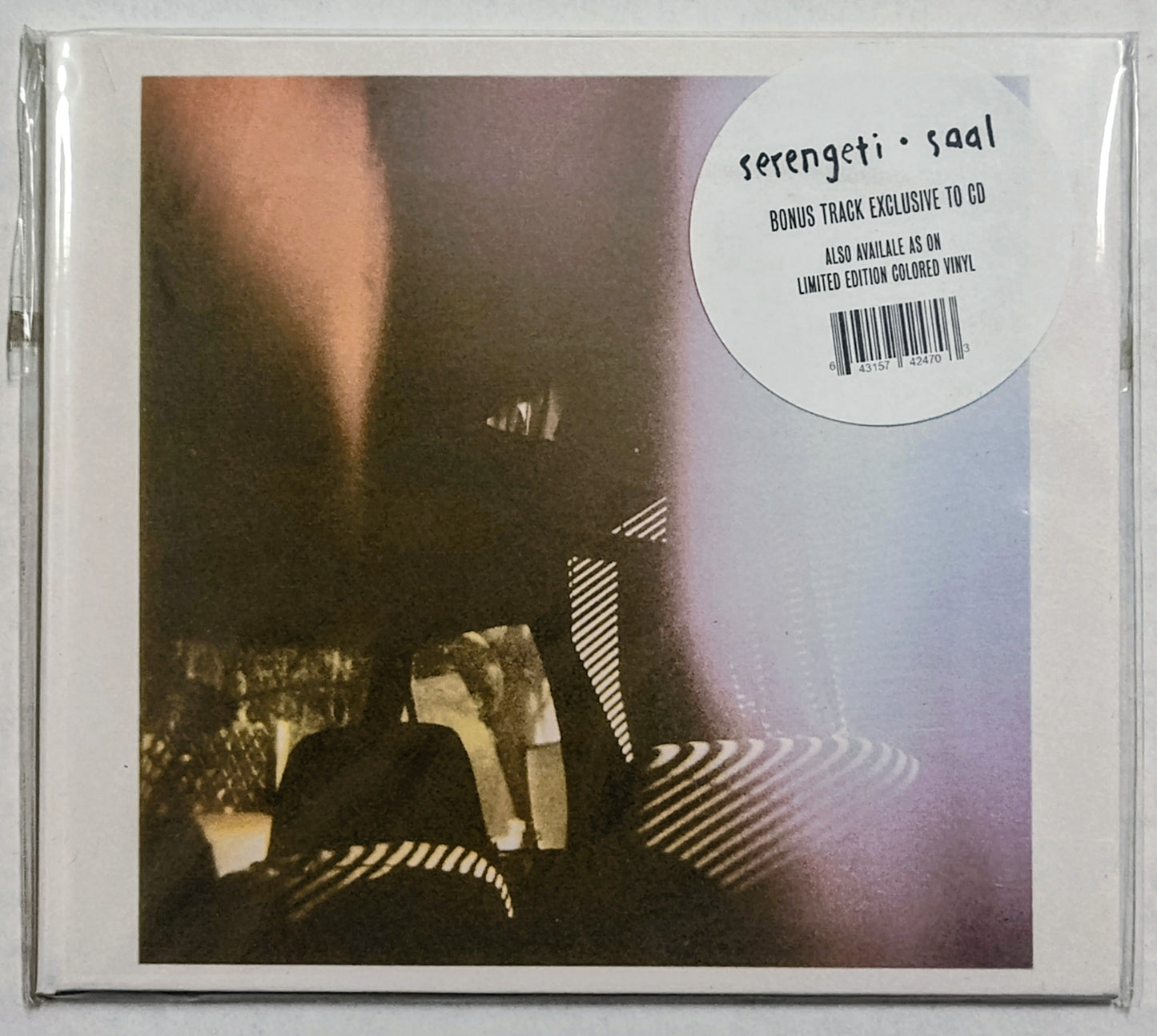 Serengeti - “Saal” - INDIE COMPACT DISC M/M (Sealed in resealable sleeve) *❄️*[Chicago, IL]