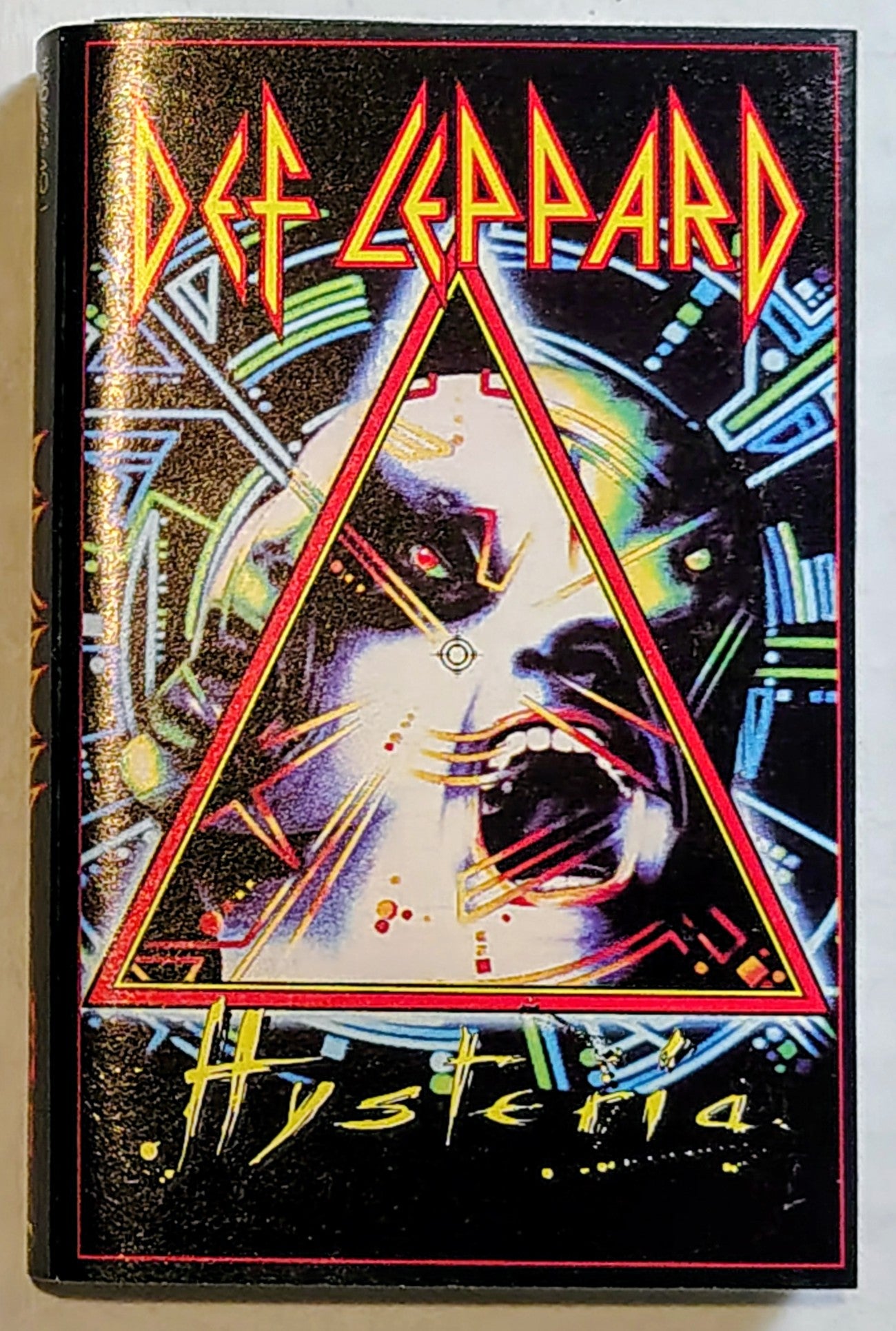 Def Leppard - "Hysteria" - CASSETTE TAPE VG+/VG