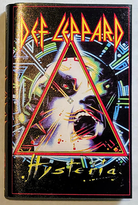 Def Leppard - "Hysteria" - CASSETTE TAPE VG+/VG