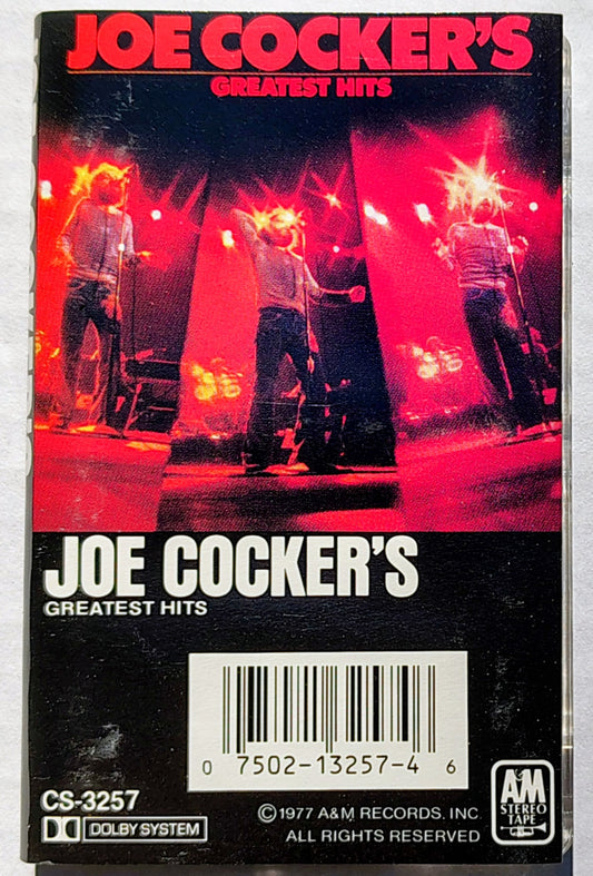 Joe Cocker - "Joe Cocker's Greatest Hits" CASSETTE TAPE VG/G+