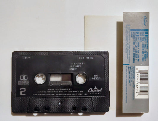 Steve Miller Band - "Greatest Hits" - CASSETTE TAPE (Canada; black shell; DOLBY HX PRO) VG/G+