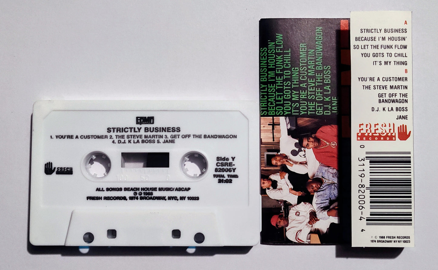 EPMD - "Strictly Business" - CASSETTE TAPE NM/VG+