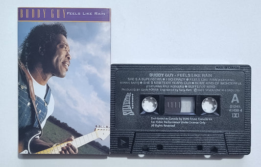 Buddy Guy - "Feels Like Rain" - CASSETTE TAPE (Canada; black shell; DIGalog; DOLBY) VG+/VG+
