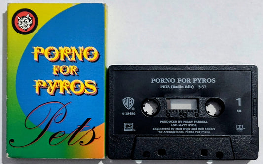 Porno For Pyros - “Pets” - CASSETTE TAPE (Single) VG/VG+ *🚨*