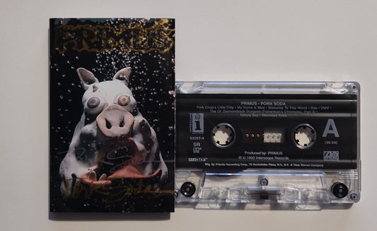Primus - "Pork Soda" - CASSETTE TAPE (SR; DIGalog; DOLBY HX PRO) VG+/VG+