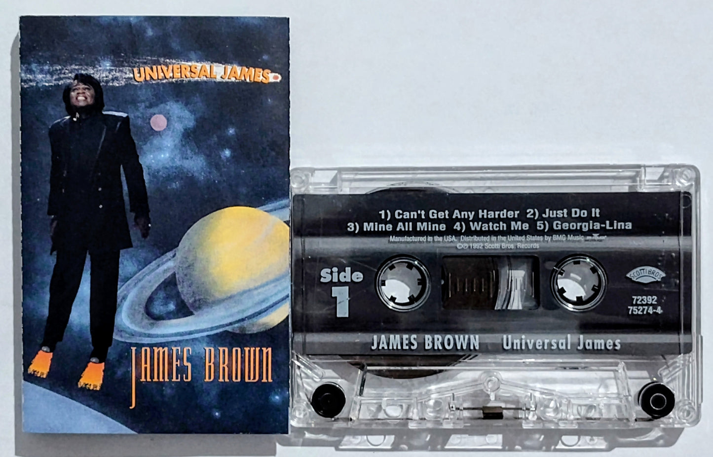 James Brown - “Universal James” - CASSETTE TAPE VG+/VG+