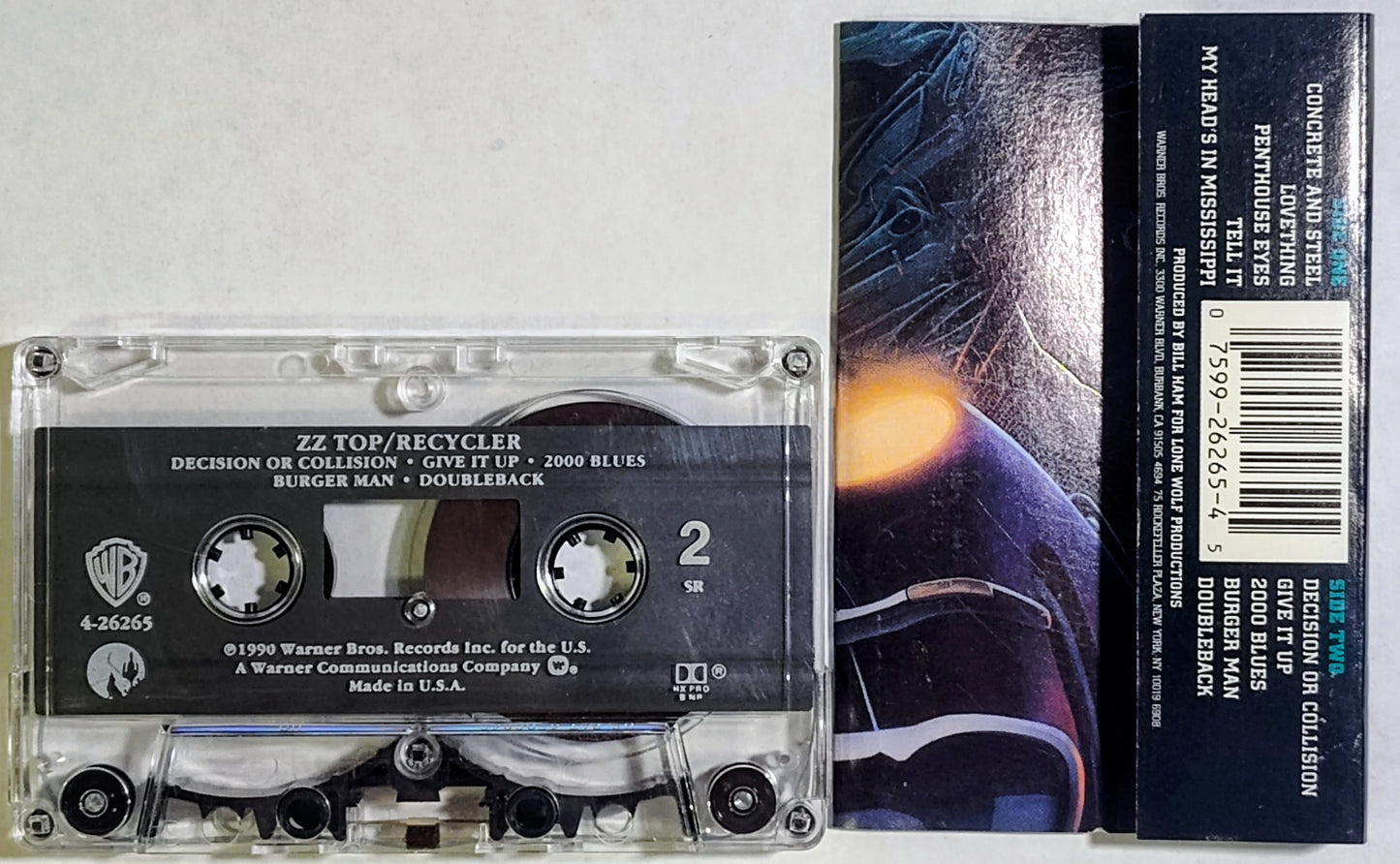 ZZ Top - “Recycler” - CASSETTE TAPE VG+/VG+ *⭐*