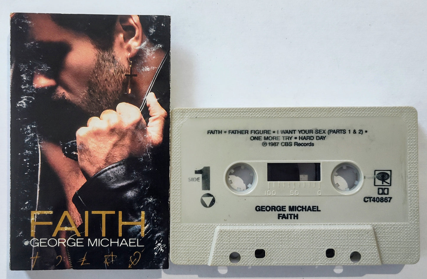 George Michael - “Faith” - CASSETTE TAPE G+/VG