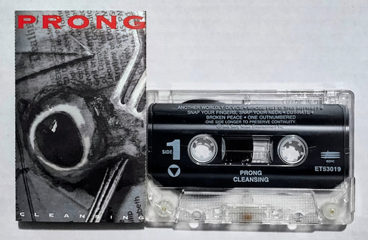 Prong - "Cleansing" - CASSETTE TAPE VG+/VG+