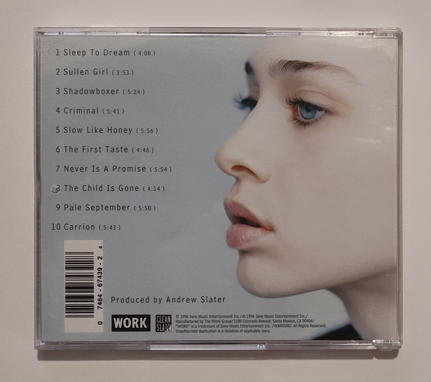 Fiona Apple - "Tidal" - COMPACT DISC VG+/VG+