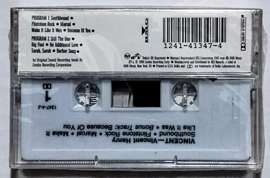 Vincent Henry - “Vincent” - CASSETTE TAPE NM/M (Sealed; small break in seal)