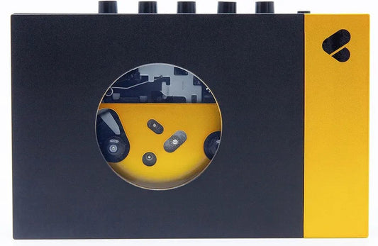 We Are Rewind Cassette Tape Player - Yellow & Black ("Amy") NEW
