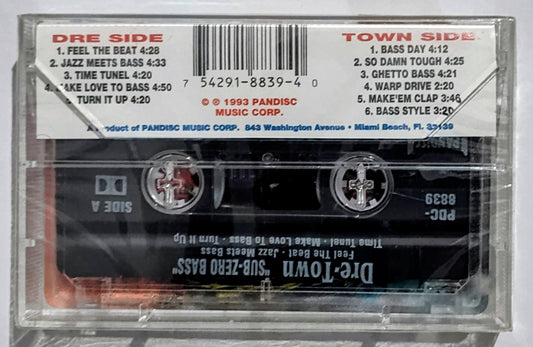 Dre Town - “Sub Zero Bass” - CASSETTE TAPE M/M (Sealed)