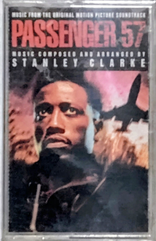 Stanley Clarke - “Passenger 57 Soundtrack” - CASSETTE TAPE NM/M (Sealed; shelf wear)