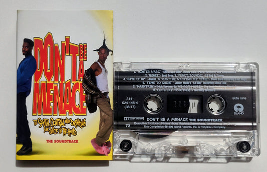 Various Artists - "Don't Be A Menace Soundtrack" - CASSETTE TAPE VG+/VG+