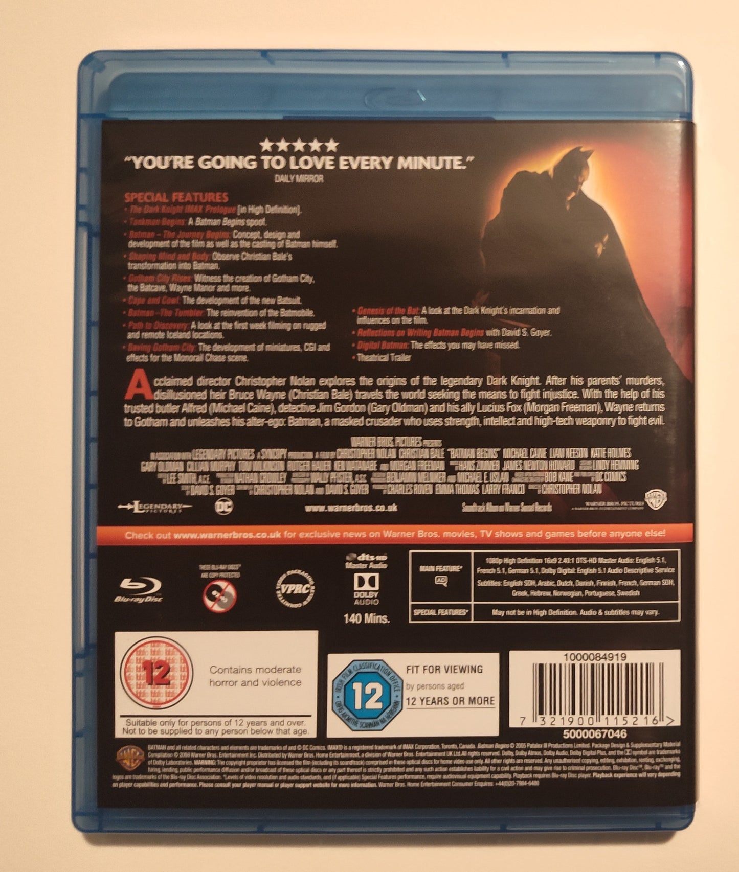 "Dark Knight Trilogy, The" - BLU-RAY NM/NM