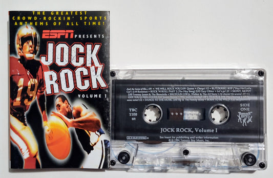Various Artists - "ESPN Presents Jock Rock: Volume 1" - CASSETTE TAPE (DOLBY) VG/VG