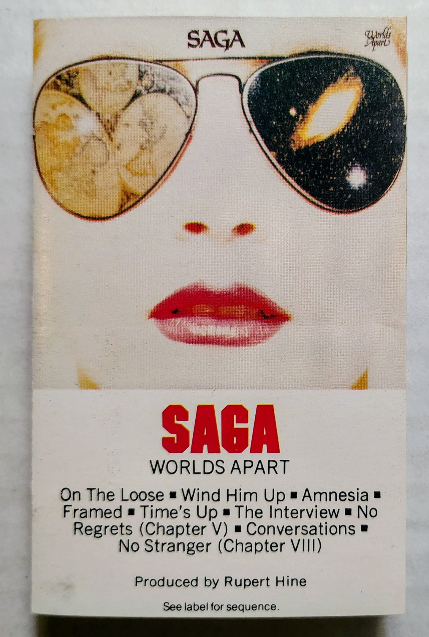 Saga - “Worlds Apart” - CASSETTE TAPE VG/G+
