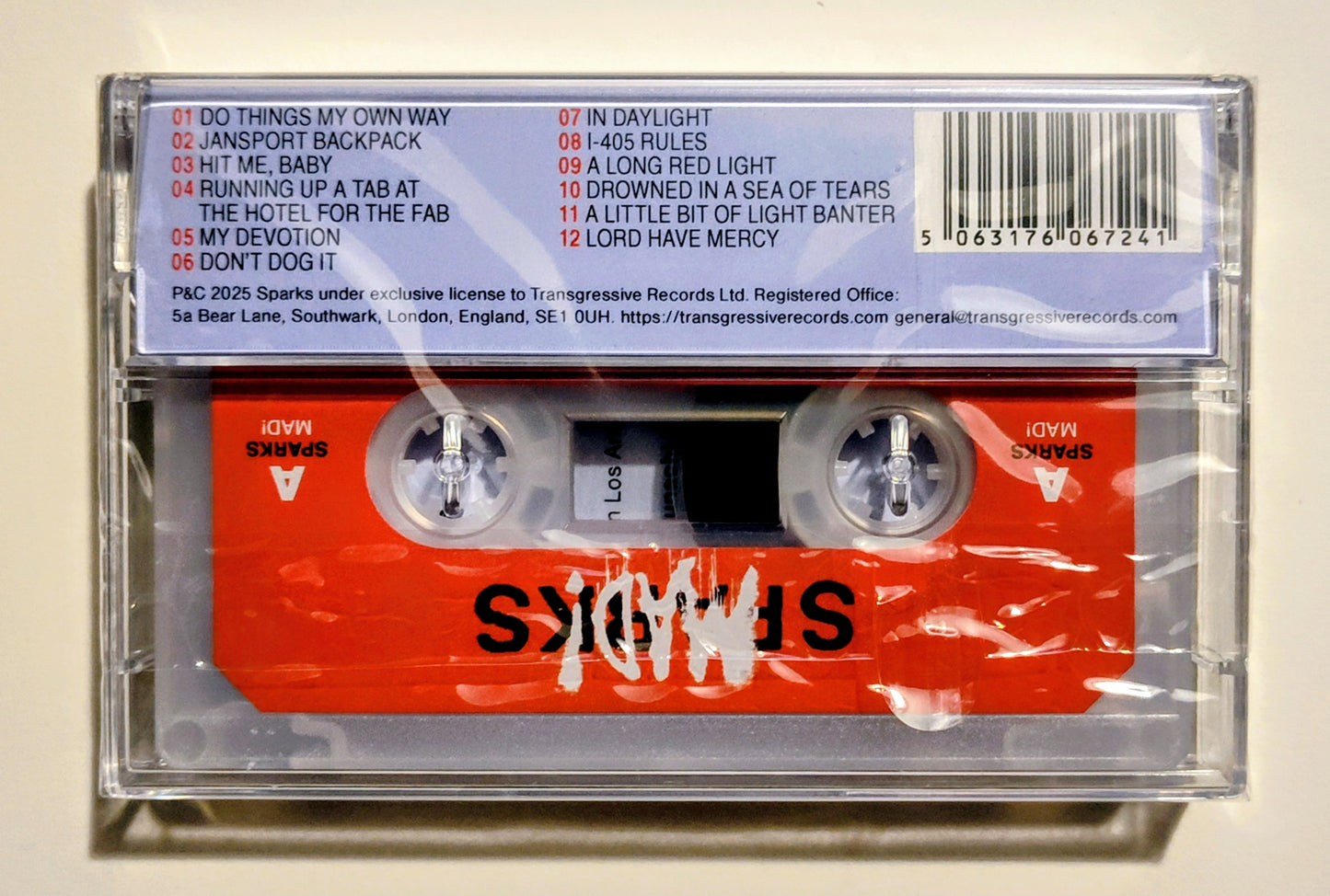 Sparks - "Mad!" - CASSETTE TAPE M/M (Sealed)