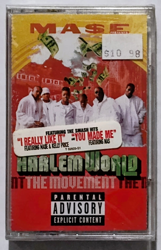 Ma$e Presents Harlem World - “The Movement” - CASSETTE TAPE M/M (Sealed with hype sticker)