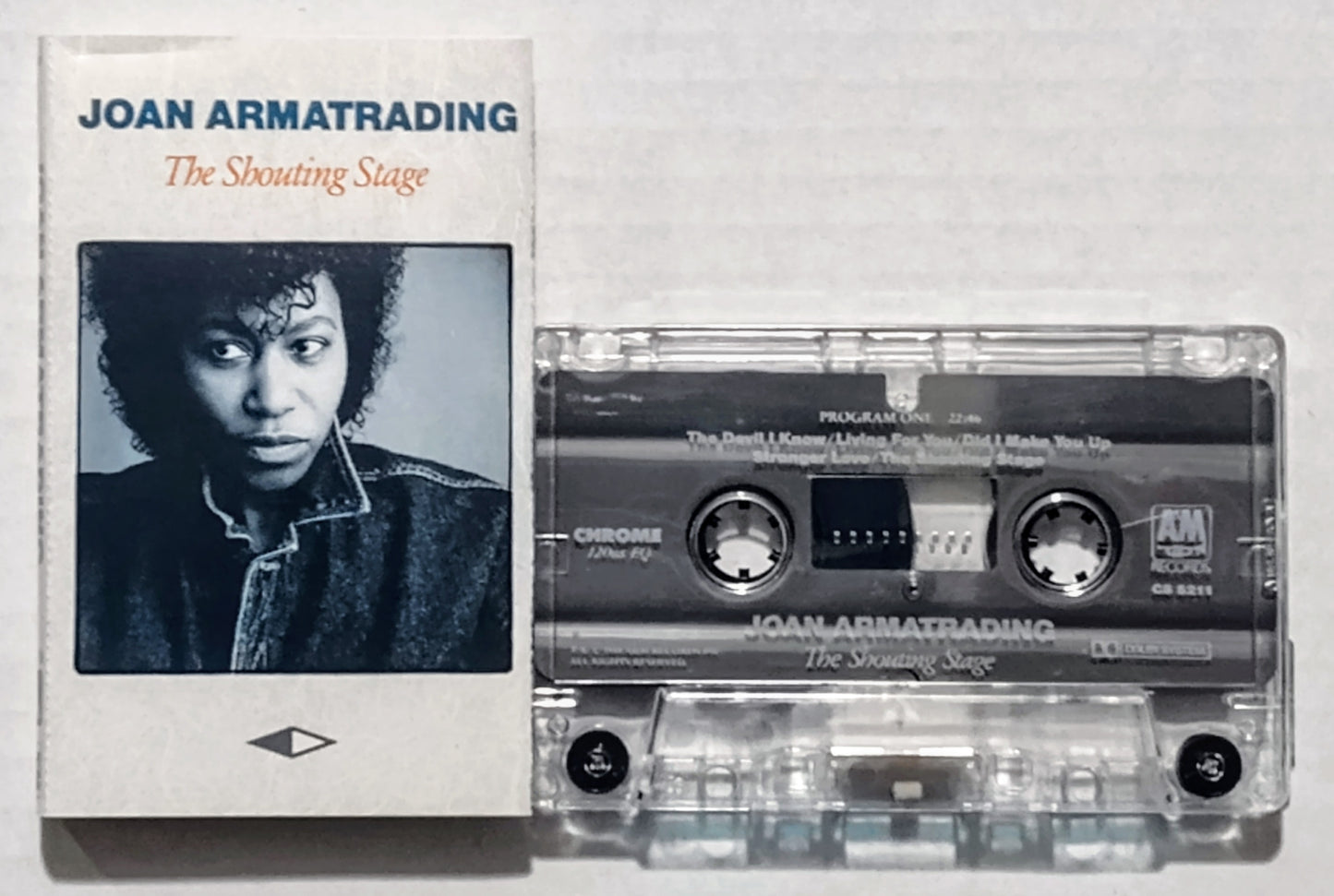 Joan Armatrading - “The Shouting Stage” - CASSETTE TAPE VG+/VG+