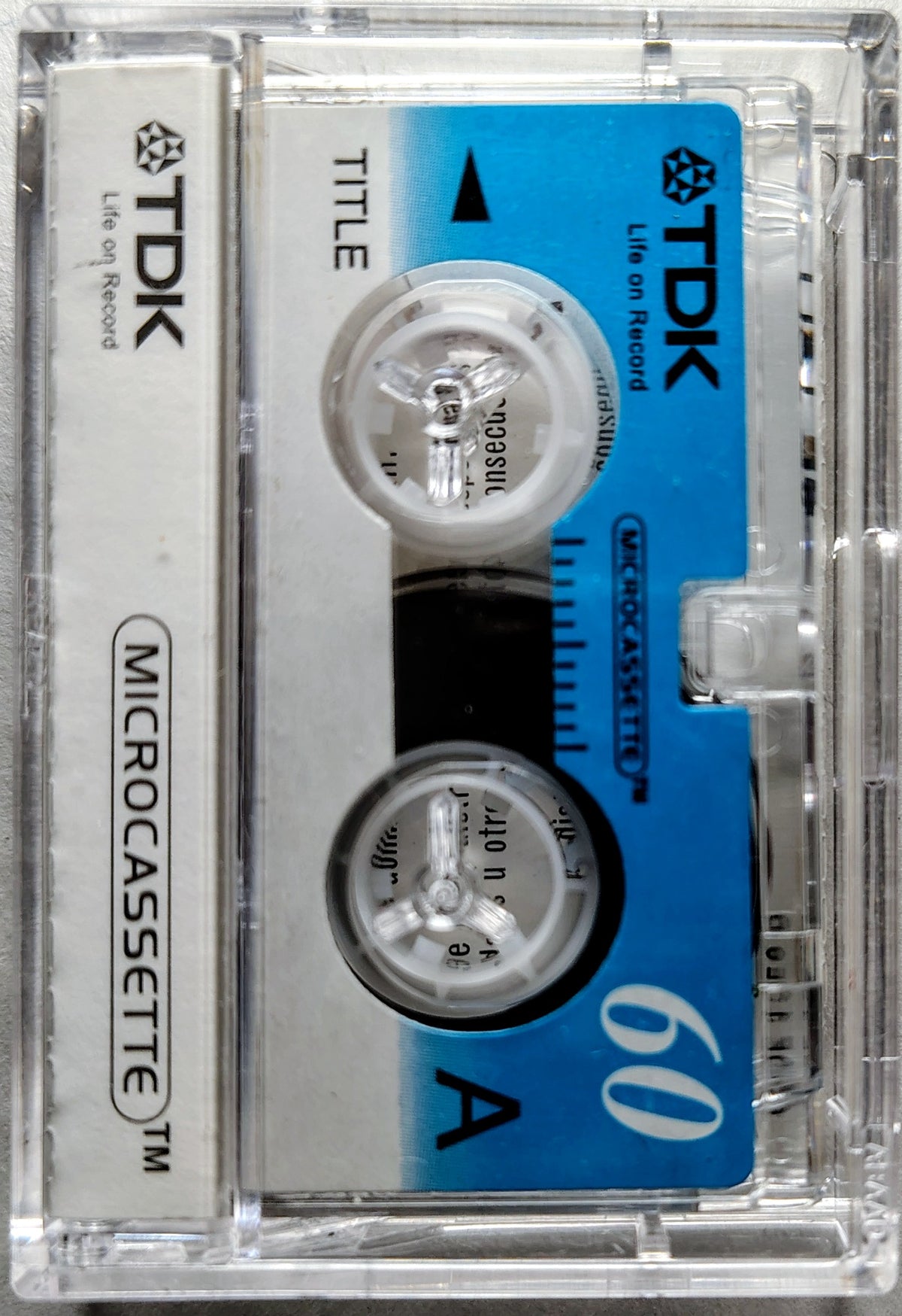 Blank - TDK 60-Minute Microcassette (New)
