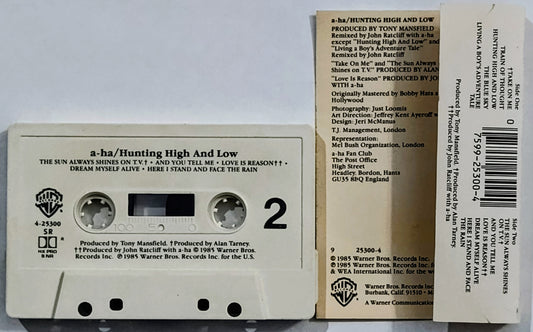 A-ha - “Hunting High And Low” - CASSETTE TAPE VG+/VG+