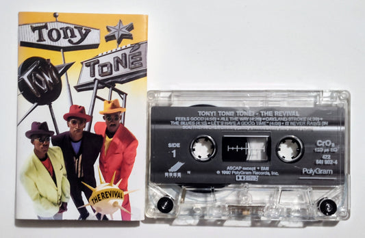 Tony! Toni! Toné! - "The Revival" - CASSETTE TAPE (Chrome; DOLBY HX PRO) VG/VG+