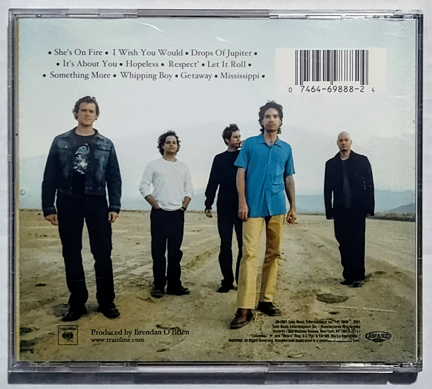 Train - “Drops Of Jupiter” - COMPACT DISC VG/G+ (CD plays perfect)