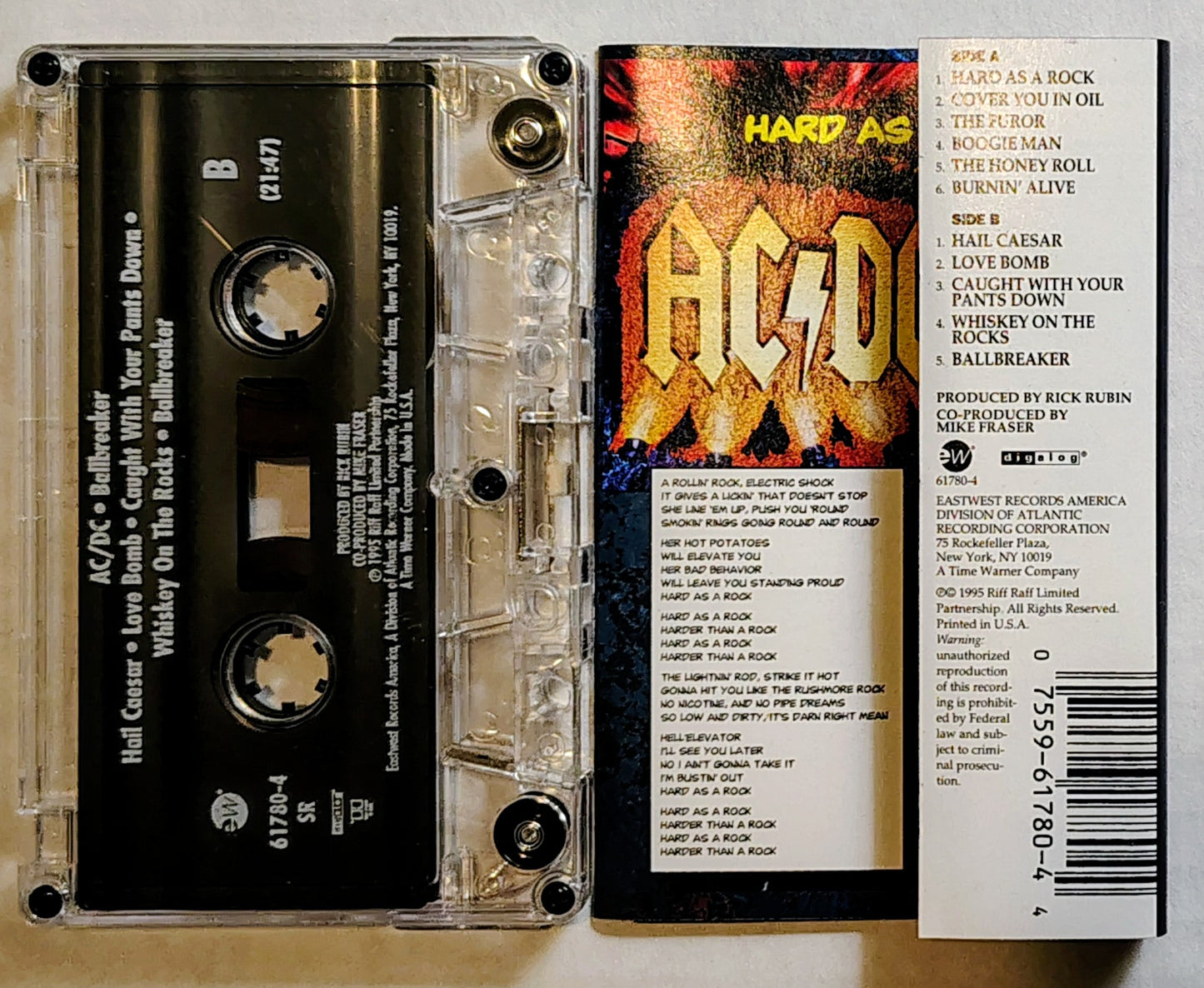 AC/DC - “Ballbreaker” - CASSETTE TAPE VG/VG+