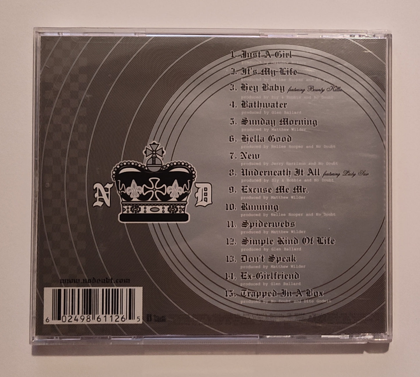 No Doubt - "The Singles 1992-2003" - COMPACT DISC G+/G+