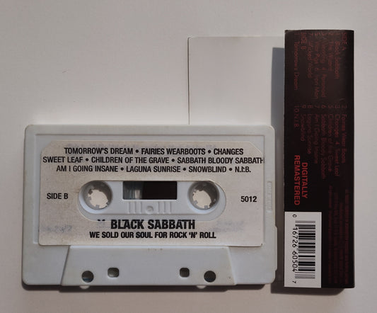 Black Sabbath - "We Sold Out Soul (Greatest Hits)" - CASSETTE TAPE NM/VG+
