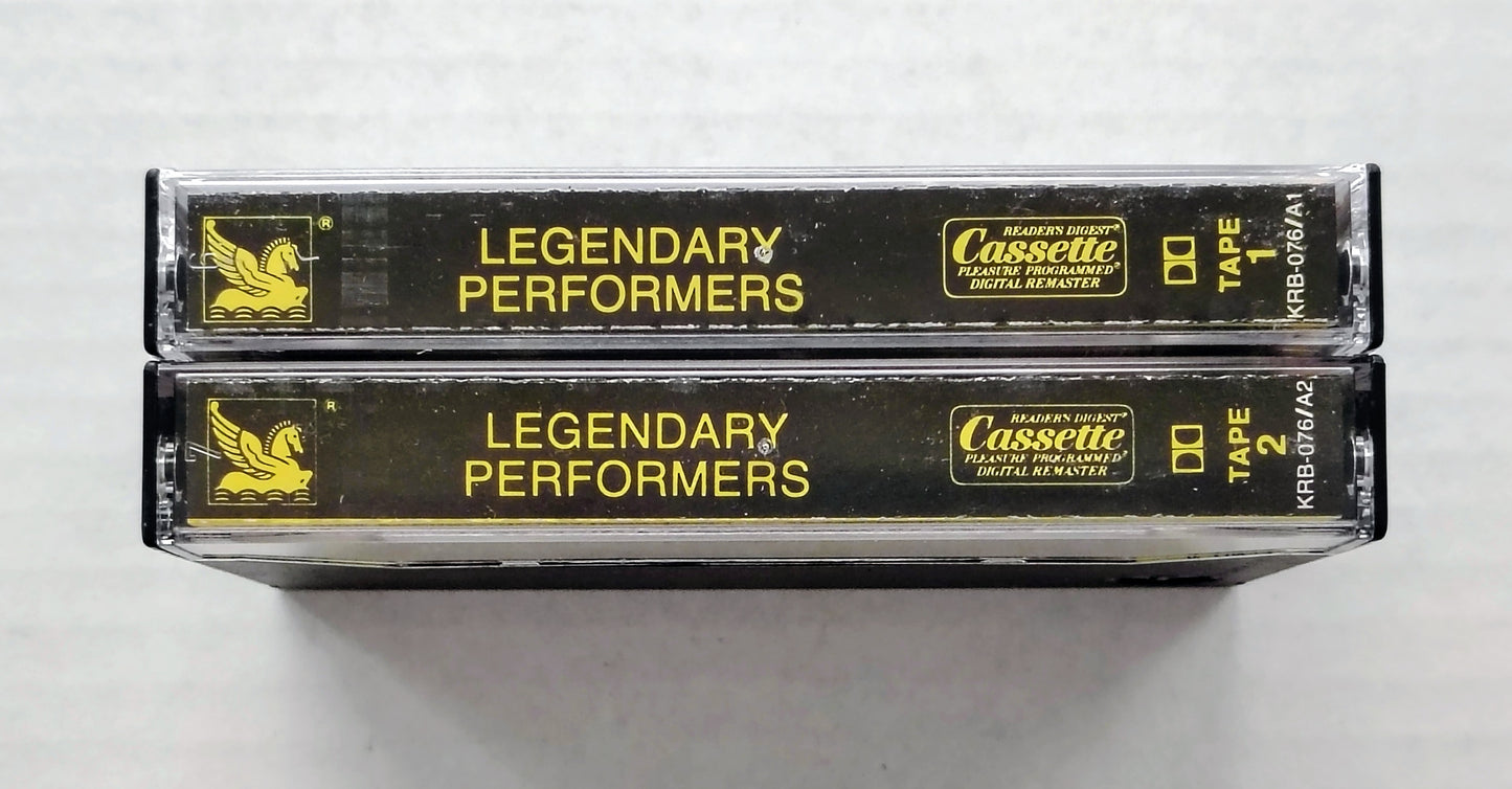 Various Artists - "Legendary Performers" - CASSETTE TAPE (2x) VG+/VG+