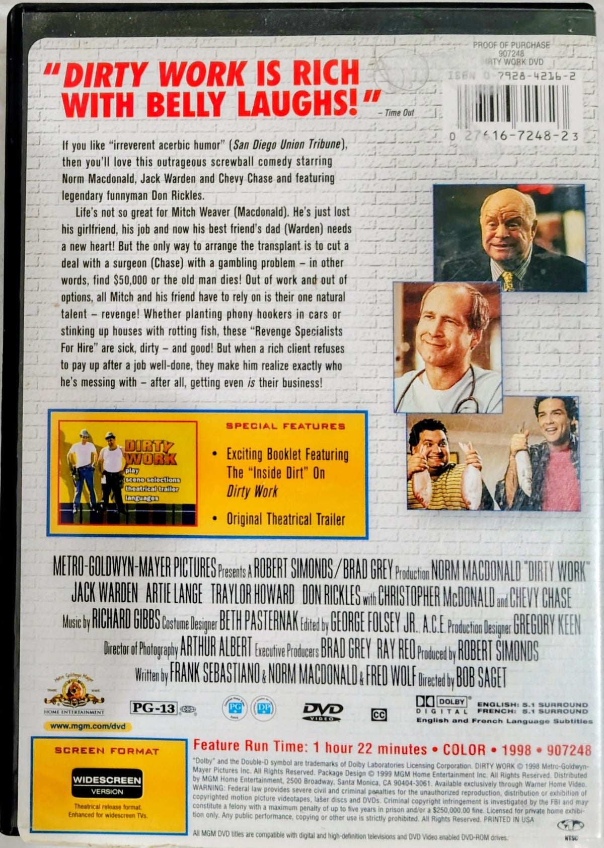 Dirty Work DVD