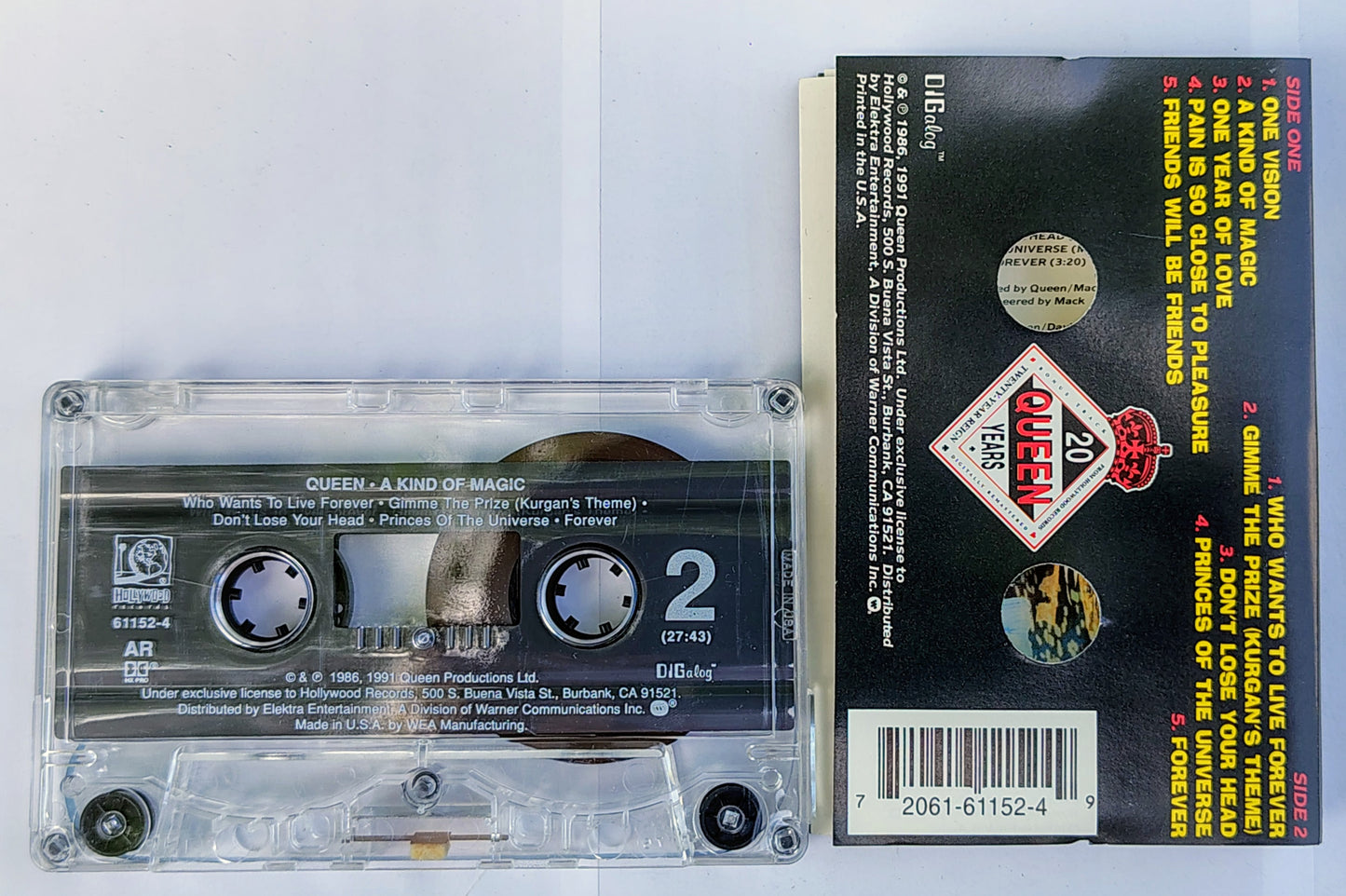 Queen - “A Kind Of Magic” - CASSETTE TAPE VG+/VG+