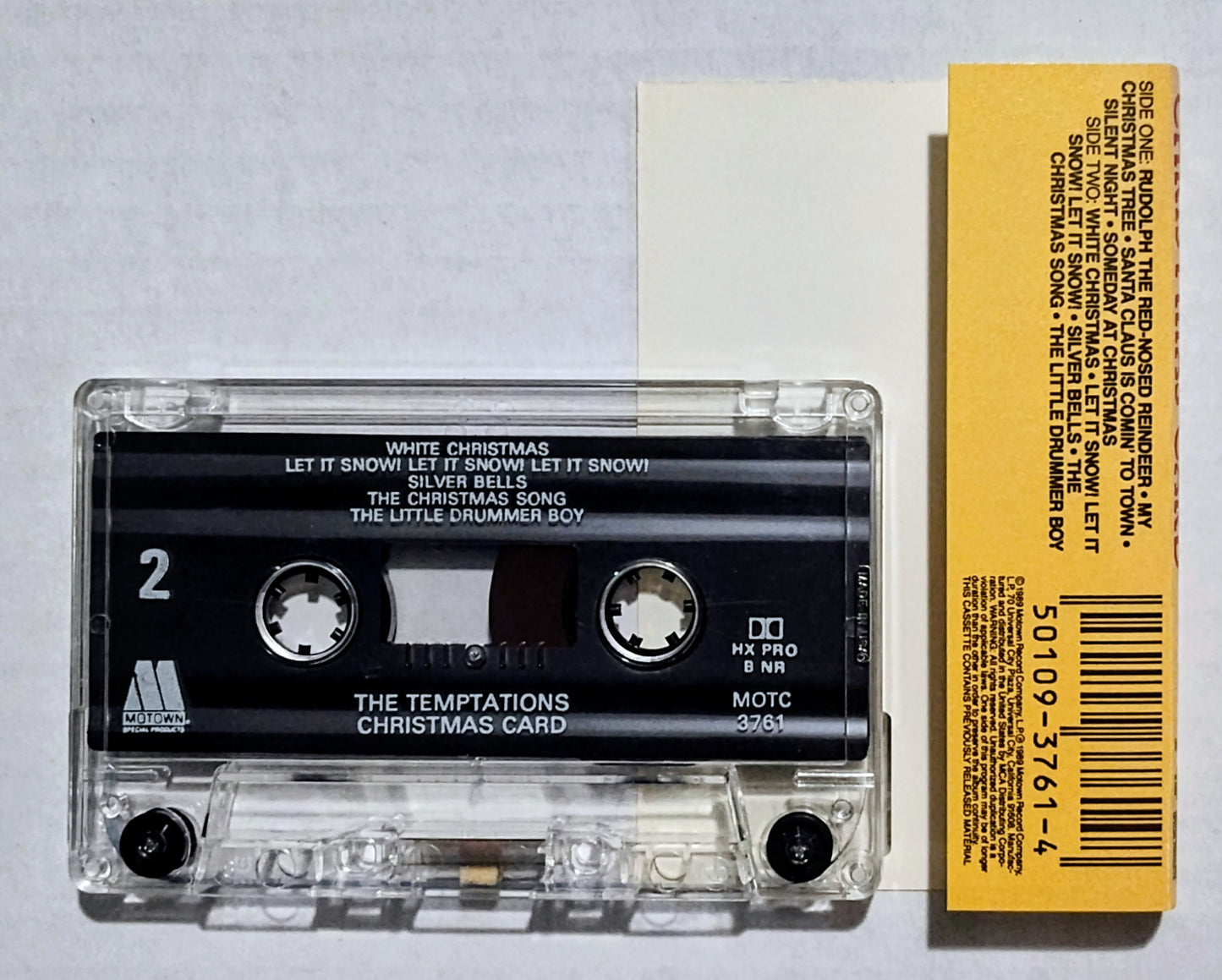 Temptations, The - "Christmas Card" - CASSETTE TAPE VG+/VG+