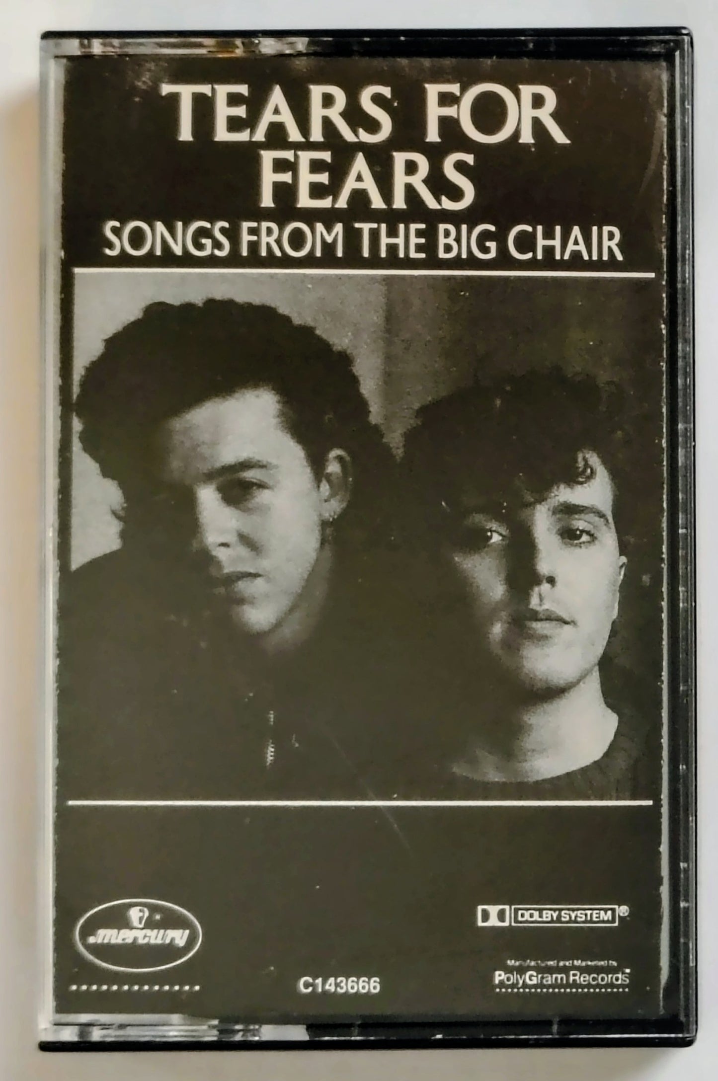 Tears For Fears - "Songs From The Big Chair" - CASSETTE TAPE (RCA Club) VG+/VG+