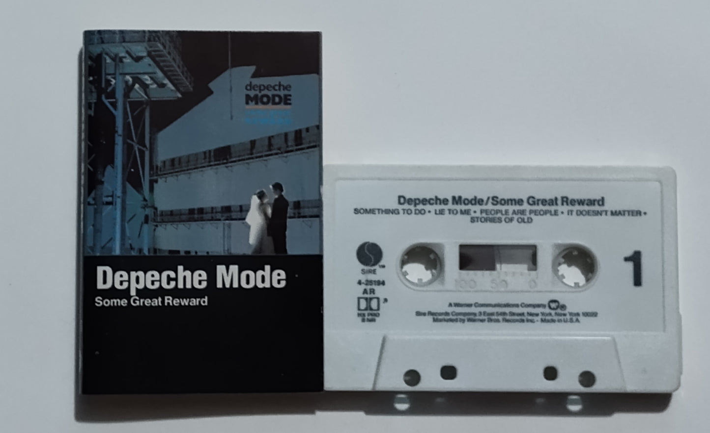Depeche Mode - "Some Great Reward" - CASSETTE TAPE VG+/VG+