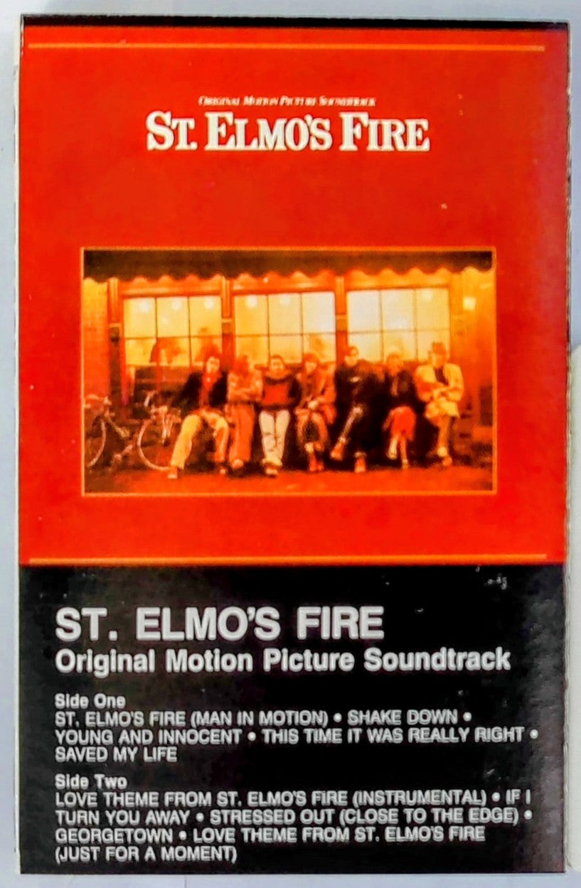Various Artists - “St. Elmo’s Fire” - CASSETTE TAPE VG+/VG+