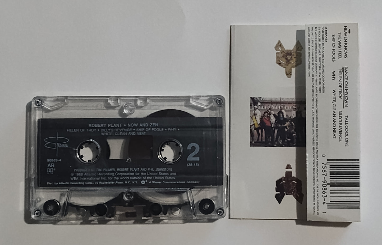 Robert Plant - "Now And Zen" - CASSETTE TAPE (AR; DOLBY HX PRO) VG/VG