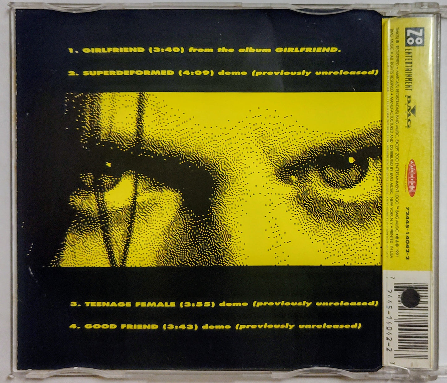 Matthew Sweet - “Girlfriend (The Super Deformed CD)” - COMPACT DISC G+/G+ *🚨*