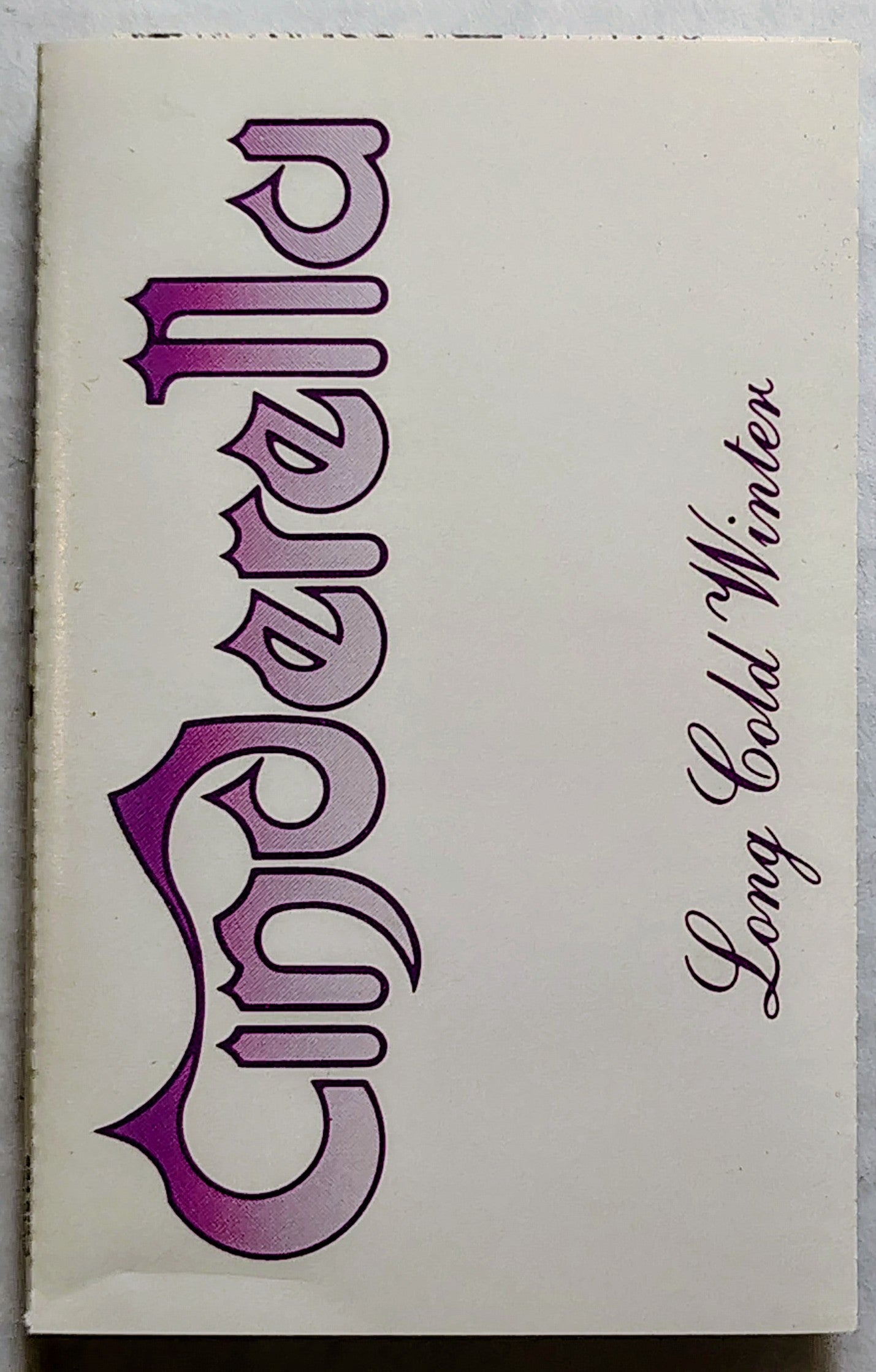 Cinderella - “Long Cold Winter” - CASSETTE TAPE VG+/VG